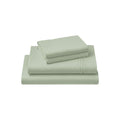 Four Piece Sage Cotton King Sheet Set  Warm Home View