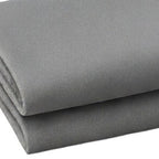 Set of Two Light Gray Cotton King Pillowcases  Warm Home View