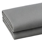Set of Two Light Gray Cotton King Pillowcases  Warm Home View