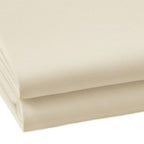 Set of Two Ivory Cotton Queen Pillowcases  Warm Home View