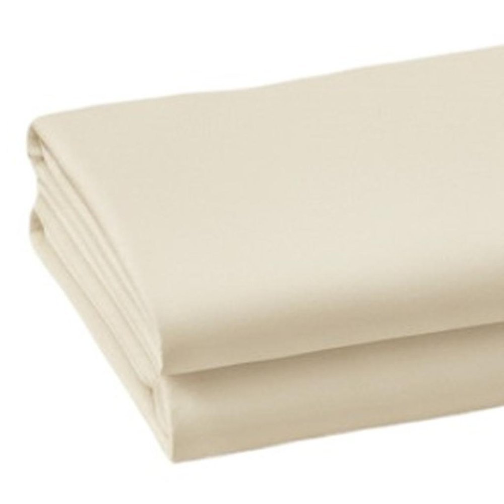Set of Two Ivory Cotton King Pillowcases  Warm Home View