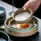 Creative Glazed Ceramic Dinnerware Set (Large Bowls)  Warm Home View