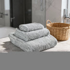 Sea Green Towels Set of Three - Cotton - Quick Dry Terry Cloth Towels  Warm Home View