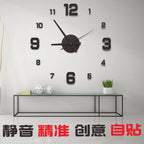 Modern Creative Quartz Wall Clock for Living Room  Warm Home View
