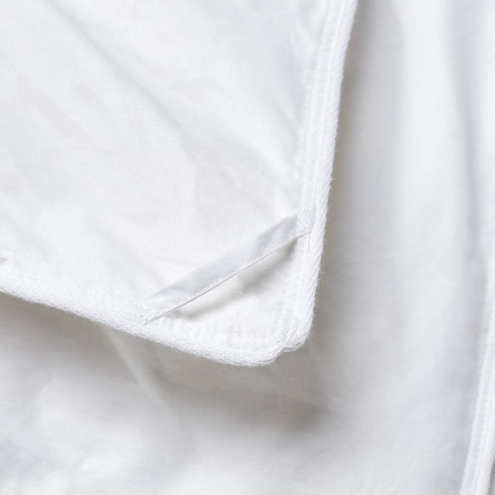 White Twin Cotton Washable Microfiber Down Alternative Comforter  Warm Home View