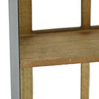 9" Black Metal Wall Mounted Accent Shelf  Warm Home View