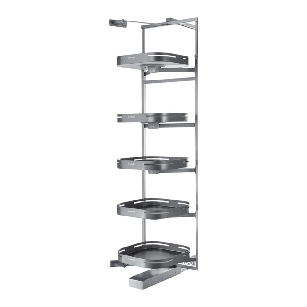 78" Silver Stainless Steel Kitchen Cabinet Insert  Warm Home View
