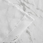 72" White And Silver Abstract Shower Curtain  Warm Home View
