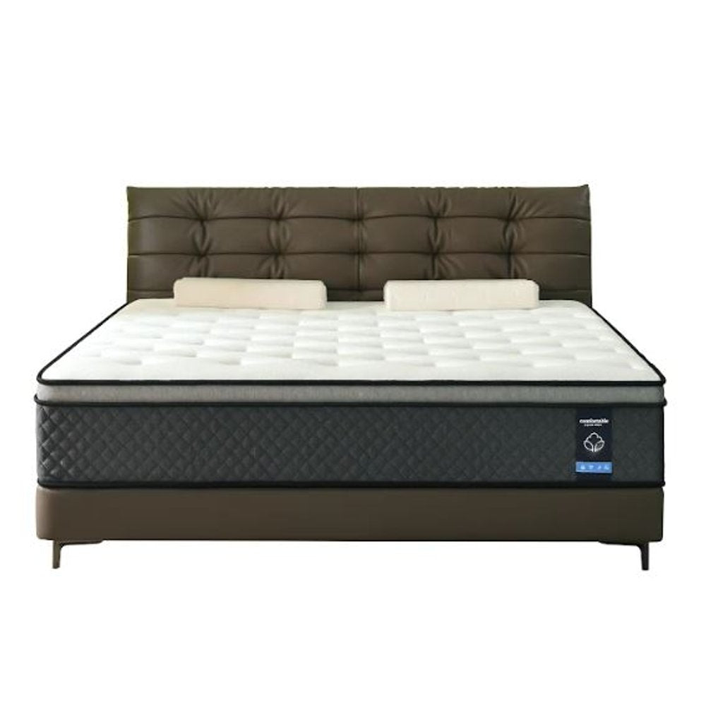 12" King Foam Medium Hybrid Mattress  Warm Home View