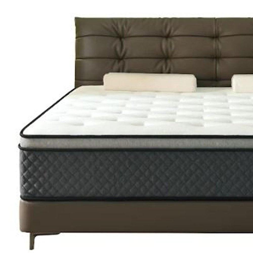 12" King Foam Medium Hybrid Mattress  Warm Home View