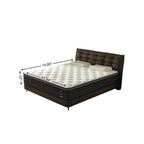 12" King Foam Medium Hybrid Mattress  Warm Home View