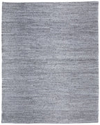 9' X 13' Gray And Ivory Handmade Indoor Outdoor Area Rug  Warm Home View