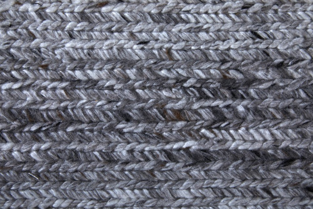 9' X 13' Gray And Ivory Handmade Indoor Outdoor Area Rug  Warm Home View