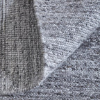 9' X 13' Gray And Ivory Handmade Indoor Outdoor Area Rug  Warm Home View