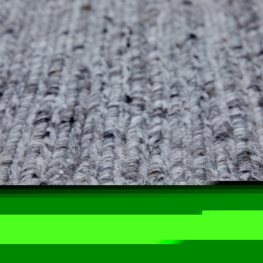 9' X 13' Gray And Ivory Handmade Indoor Outdoor Area Rug  Warm Home View
