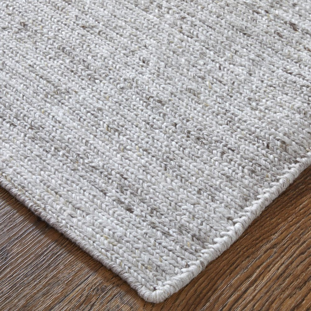 9' X 13' Silver Handmade Indoor Outdoor Area Rug  Warm Home View