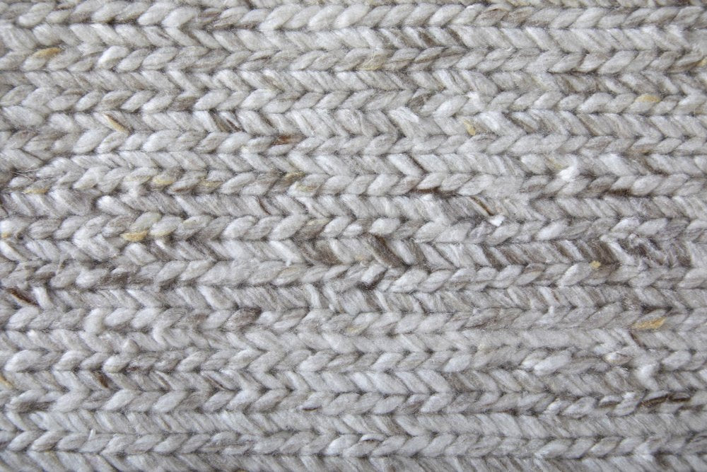 9' X 13' Silver Handmade Indoor Outdoor Area Rug  Warm Home View