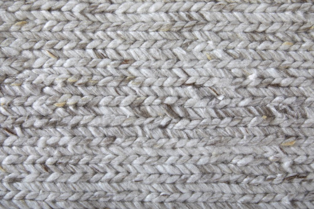 9' X 13' Silver Handmade Indoor Outdoor Area Rug  Warm Home View