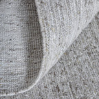 9' X 13' Silver Handmade Indoor Outdoor Area Rug  Warm Home View