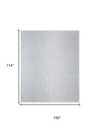 9' X 13' White Handmade Indoor Outdoor Area Rug  Warm Home View
