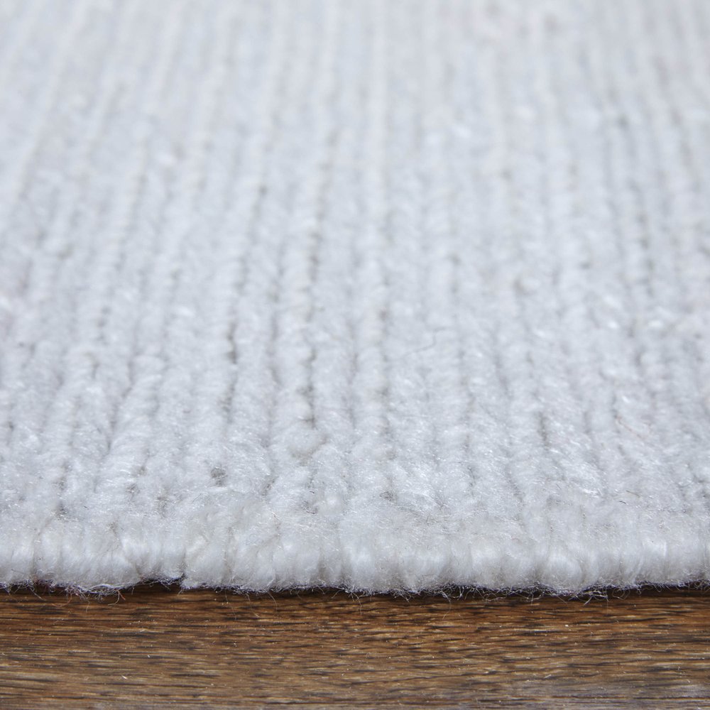 9' X 13' White Handmade Indoor Outdoor Area Rug  Warm Home View