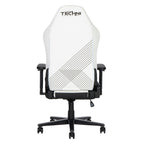 White and Black Adjustable Height Swivel Rolling Gaming Chair  Warm Home View