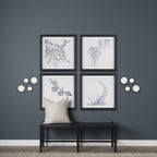 Set of Two White Marble Sphere Decorative Wall Sculpture  Warm Home View