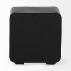 6" Black Metal Analog Round Wall Clock  Warm Home View