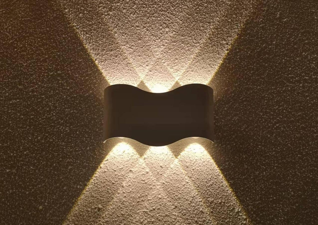 Modern Minimalist Outdoor LED Wall Light - Aluminum, 1-Piece  Warm Home View