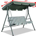 Patio Garden Swing Canopy Replacement - Polyester, 1-Pc  Warm Home View