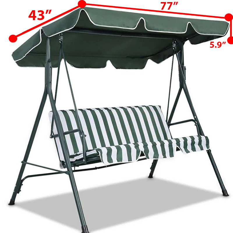 Patio Garden Swing Canopy Replacement - Polyester, 1-Pc  Warm Home View