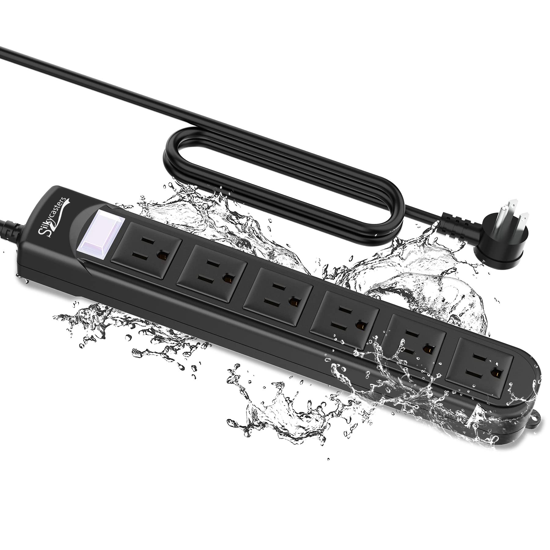 Weatherproof Outdoor Power Strip Surge Protector with Wall Mount - ABS Plastic, 1-Piece  Warm Home View