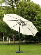 Outdoor Patio Umbrella with Tilting Center Pole - Polyester, 1-Piece  Warm Home View