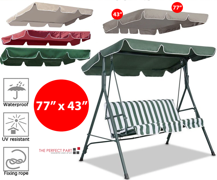 Patio Garden Swing Canopy Replacement - Polyester, 1-Pc  Warm Home View