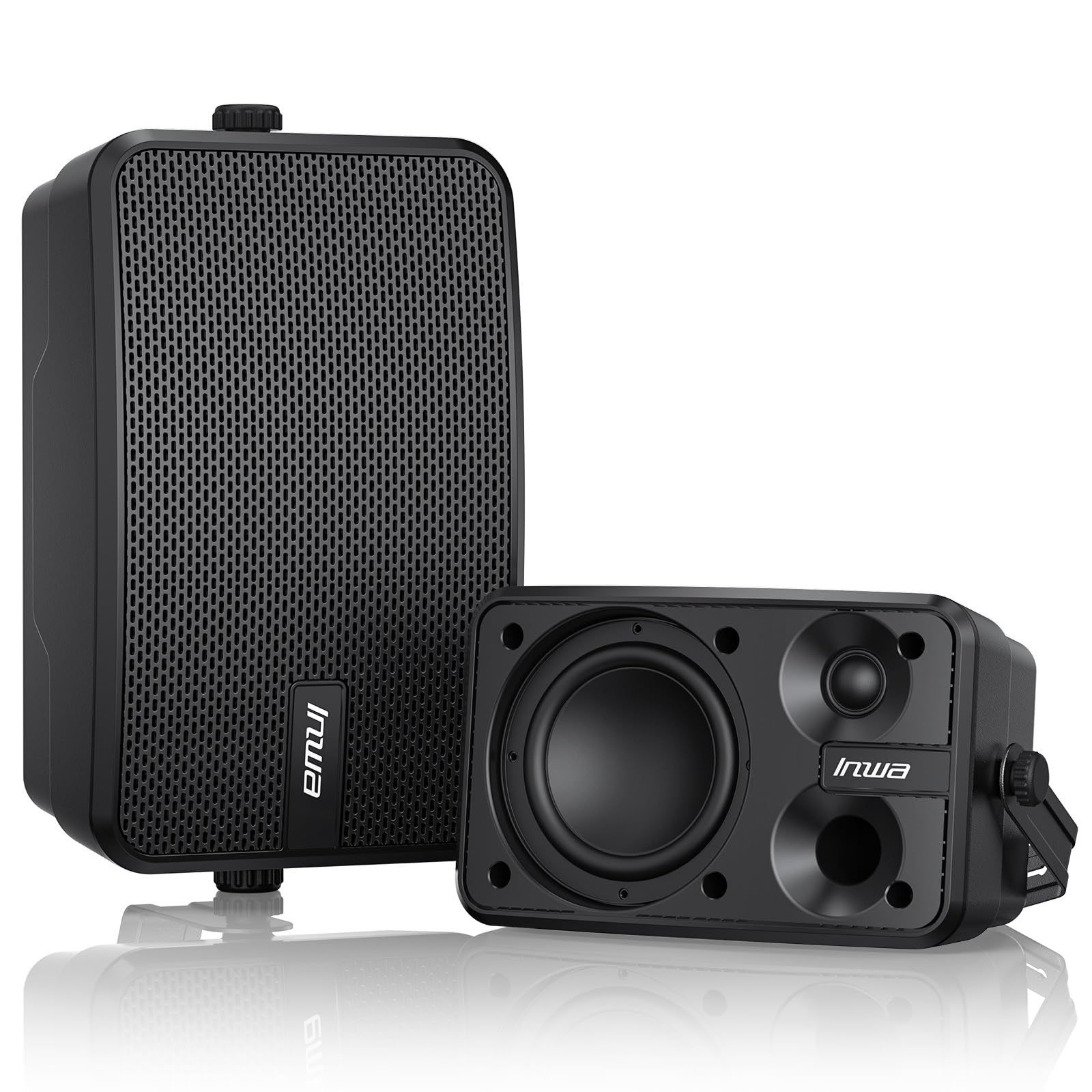 Active Passive Outdoor Bluetooth Speakers - ABS Plastic, 1 Pair  Warm Home View