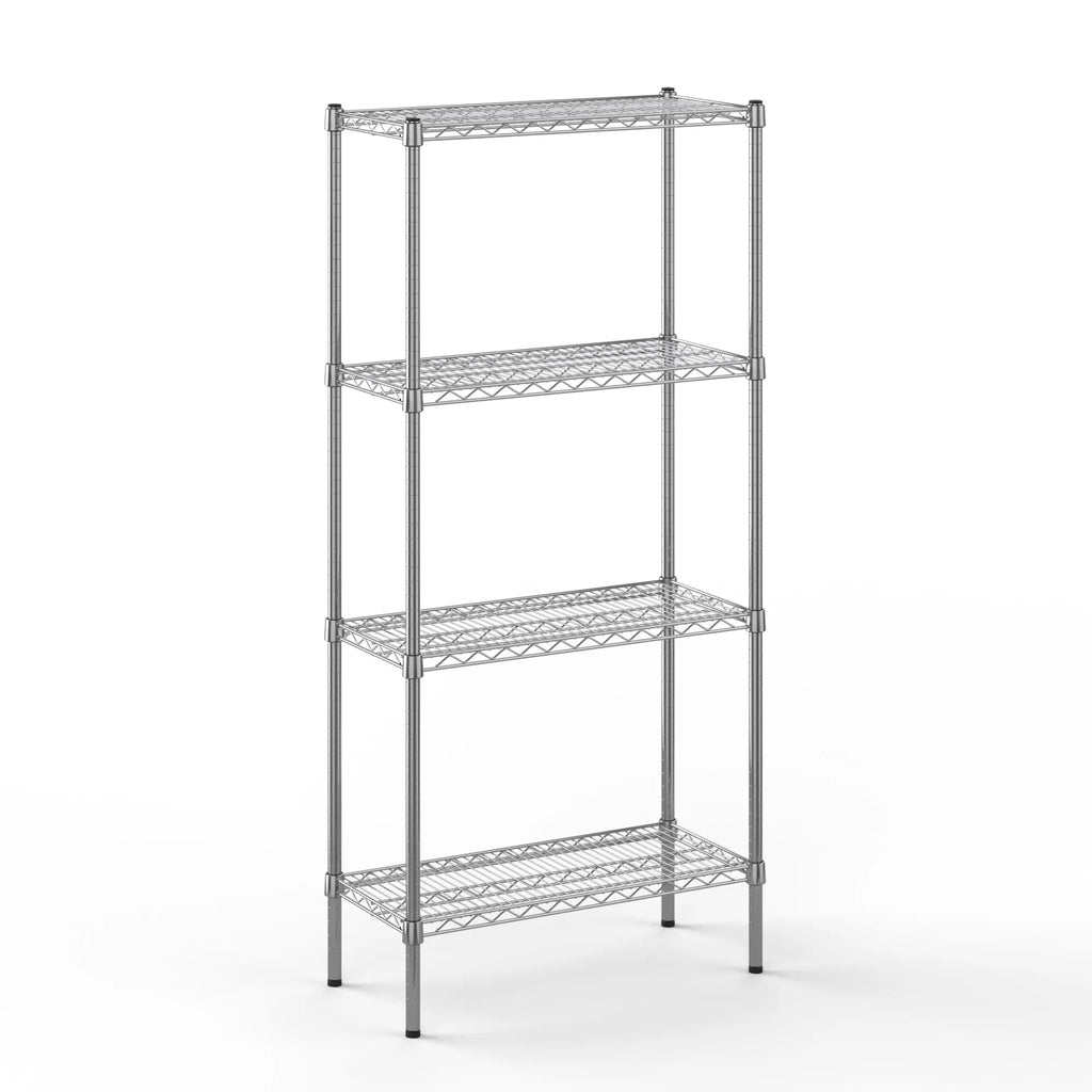 Regal Altair 14" Deep x 30" Wide x 64" Height Wire Shelving Kit | 4-Tier | NSF Commercial Storage Rack Unit  Warm Home View