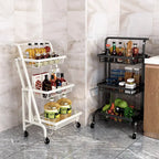 Folding Portable Stall Rack Shelving  Warm Home View