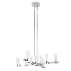 Victory 12 Light Chandelier //  Chrome  Warm Home View
