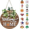 Wooden Welcome Wall Decor for Home and Door  Warm Home View