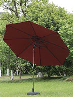 Outdoor Patio Umbrella with Tilting Center Pole - Polyester, 1-Piece  Warm Home View