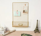 Nordic Style Iron Shelving Unit and Wall Decor  Warm Home View