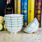 Ceramic Dinnerware Set, European Bone China Dishes  Warm Home View