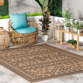 nuLOOM Weather Resistant Outdoor Performance Area Rug - Polypropylene, 1-Piece  Warm Home View