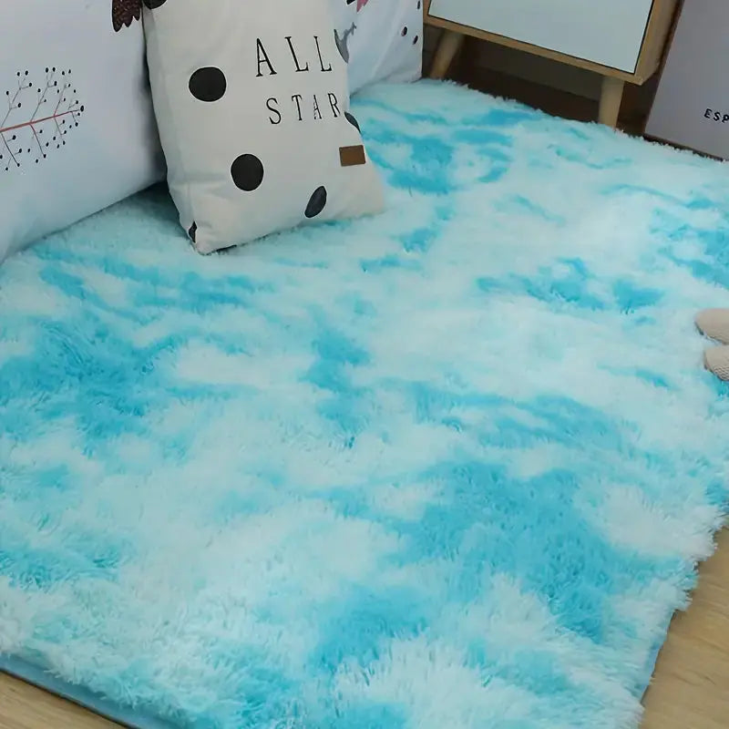 Fluffy Shaggy Area Rug for Living Room (Various Sizes)  Warm Home View