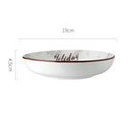 Creative Ceramic Dinnerware Set in Nordic Style  Warm Home View
