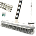 Stiff Bristle Scrub Push Broom - Stainless Steel, 1-Piece  Warm Home View