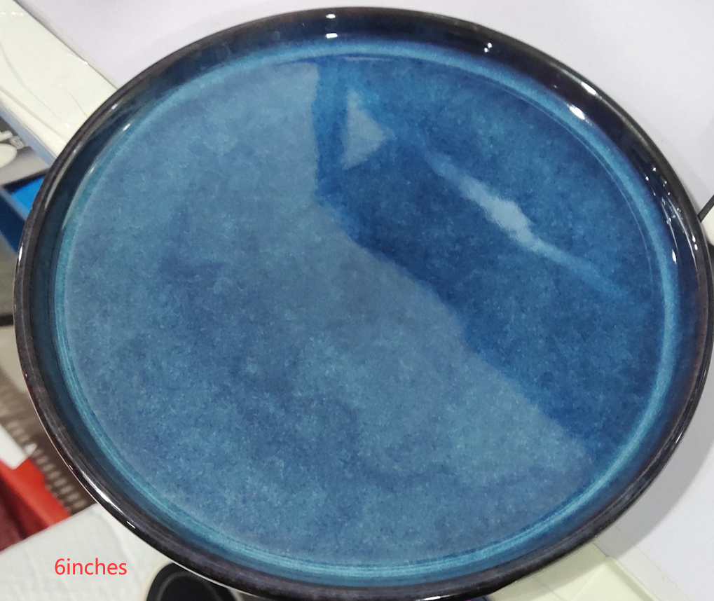 Marble Pattern Plate, Nordic Dinnerware with Gold Edge  Warm Home View