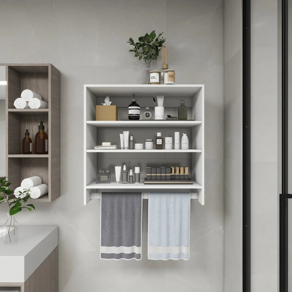 B1 Closet Organizer System: Wall Mounted Closet Organizers and Storage Walk in Closet System Closet Rack and Shelving Modern Closet Storage for Bedroom 31.49''W x 16.04''D x 31.49''H  Warm Home View