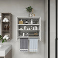 B1 Closet Organizer System: Wall Mounted Closet Organizers and Storage Walk in Closet System Closet Rack and Shelving Modern Closet Storage for Bedroom 31.49''W x 16.04''D x 31.49''H  Warm Home View