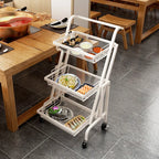 Folding Portable Stall Rack Shelving  Warm Home View